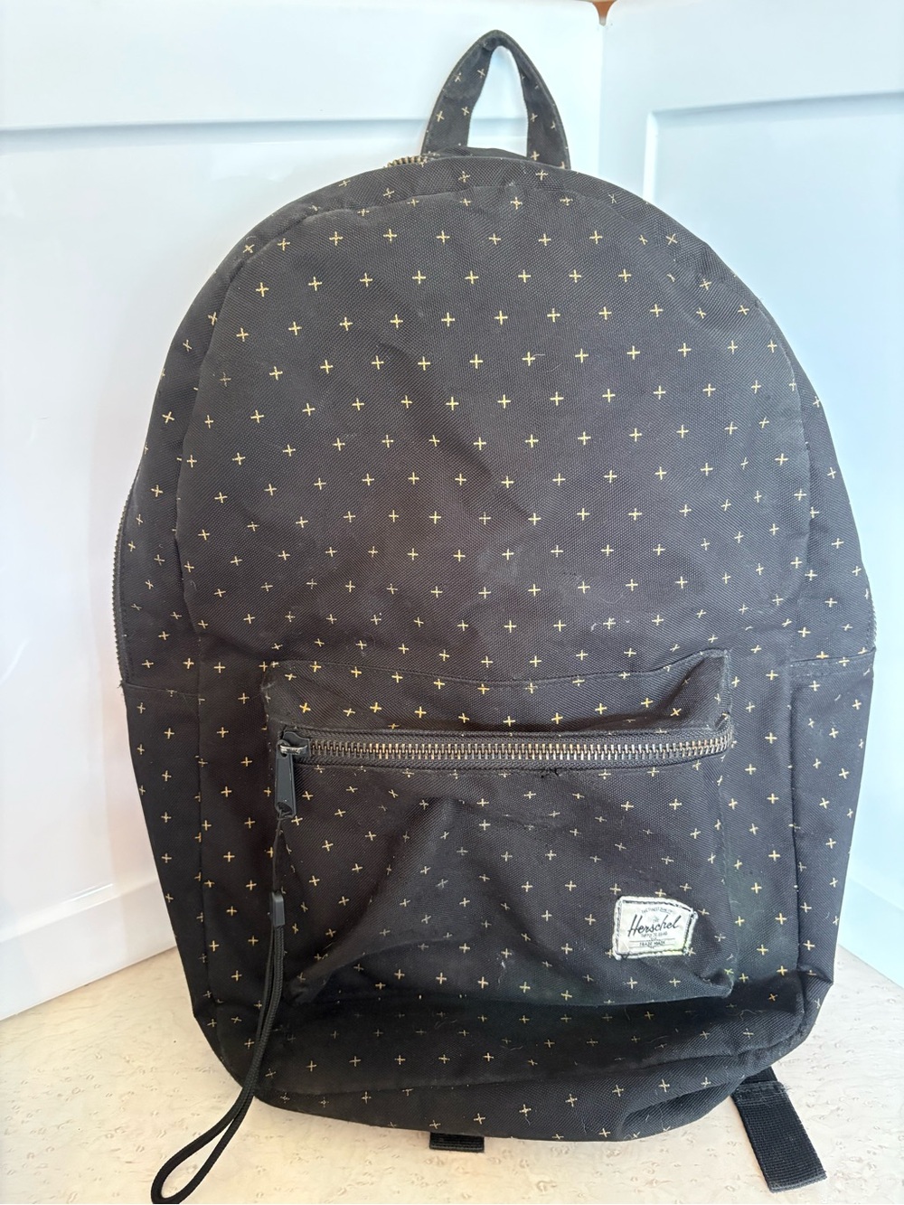 Herschel Black Dot-Pattern Backpack - Casual Men's Bag
